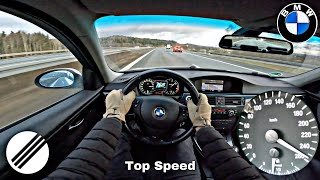 BMW E90 320d Top Speed Drive on German Autobahn 🏎