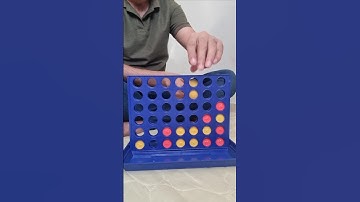 Lets Play Connect 4 In A Row To Win Game Together #games #satisfying #fungame #boardgames #shorts