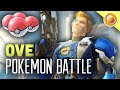 POKEMON BATTLE - ASH VS GARY! Overwatch Custom Game Gameplay (Funny Moments)