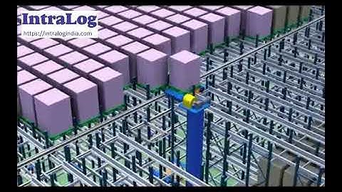 AS/RS Multi Deep Pallets Storage System With Shuttle Satellites