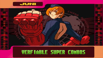 X-JuniA-Juni X-ism A-ism Verifiable Super Combos - Street Fighter Alpha 3 SFA3 Upper/Max