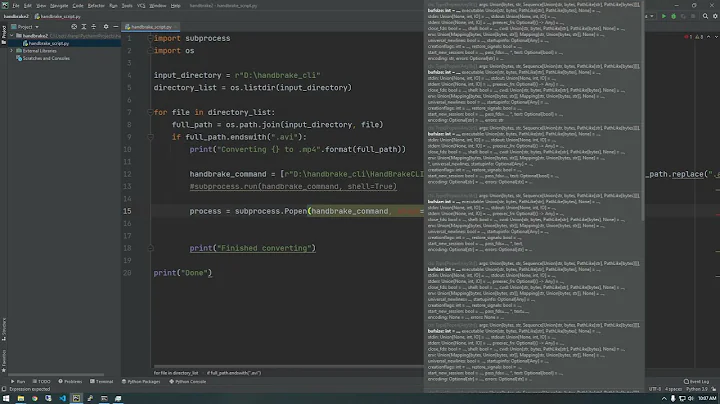 Convert Video Files Using Handbrake CLI and Python Pt. (2/2)
