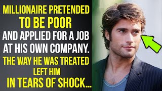 Millionaire Posed as a Beggar and Was Shocked by How He Was Treated at His Own Workplace!
