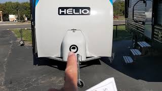 HELIO TEARDROP TRAVEL TRAILER...fiberglass, lightweight!!!