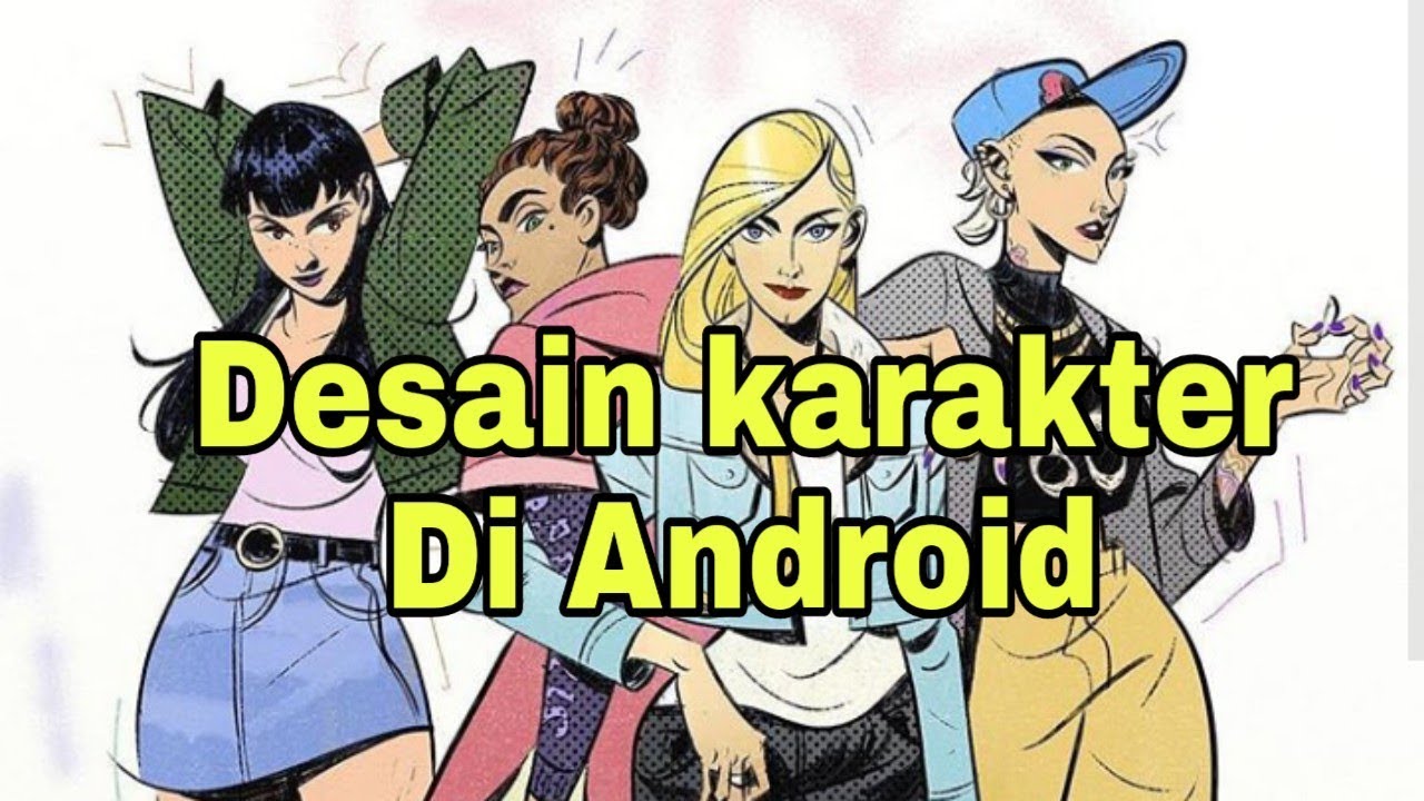 Scetchbook Desain  karakter di  Android  Cara bikin Desain  