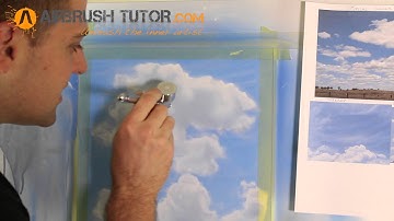 How to Airbrush Clouds cont