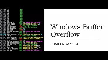 Buffer overflow exploitation | Windows 32 Bit