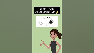 Why MOSFET is Called a Voltage-Controlled Device?#mosfet #voltage #electronics #shortsfeed #shorts
