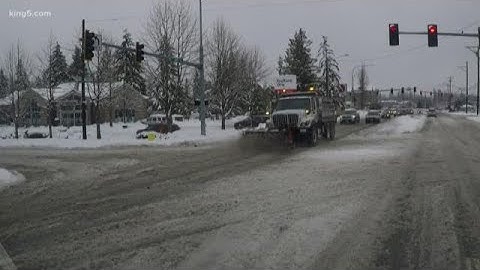 North Puget Sound snow clean-up
