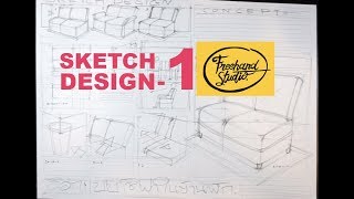 เทคนิคการทำ SKETCH DESIGN-1//FreehandStudio.