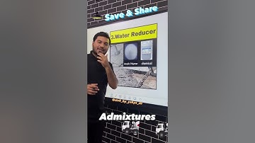 𝐓𝐲𝐩𝐞𝐬 𝐨𝐟 𝐂𝐨𝐧𝐜𝐫𝐞𝐭𝐞 𝐀𝐝𝐦𝐢𝐱𝐭𝐮𝐫𝐞𝐬 || YAHYA SIR || #cement #home #admixture