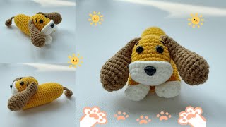 : Part two|How to Crochet Cute Dog Key Cover|Crochet  Dog Pattern|Keychain|Crochet Tutorial