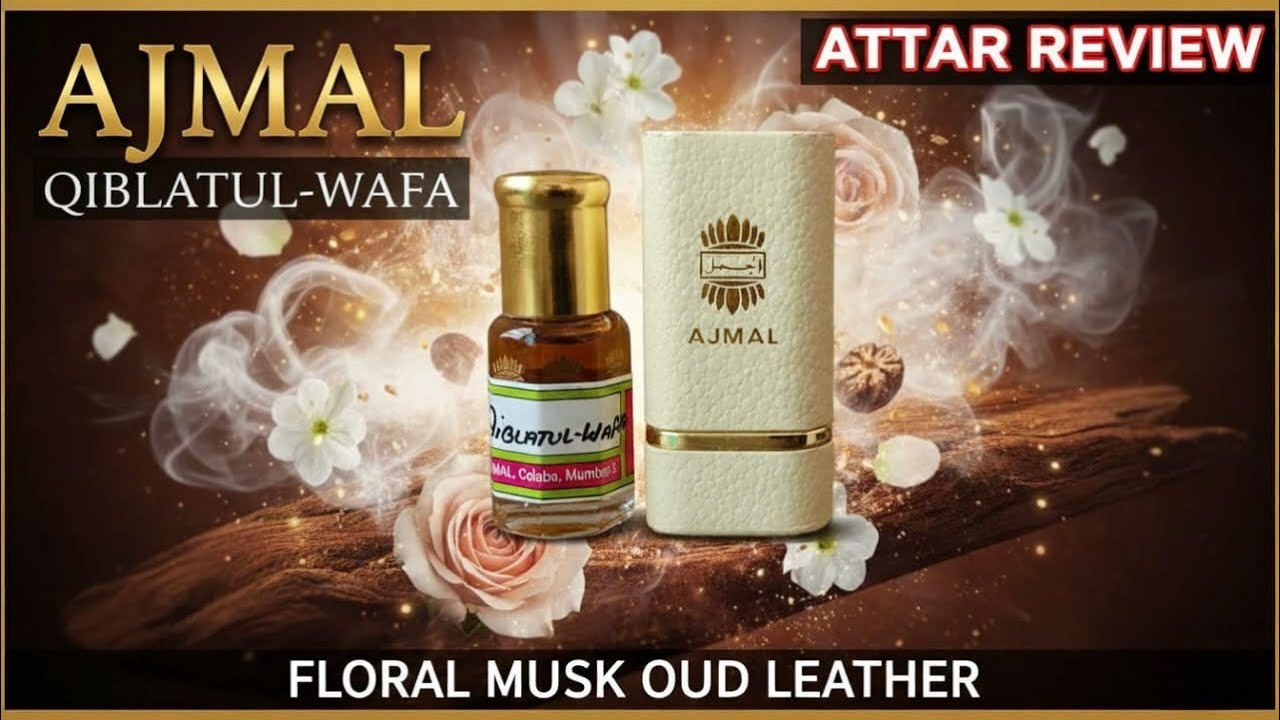 Ajmal Qiblatul-Wafa Attar Review: Floral, Musk, Oud, Leather Fragrance 