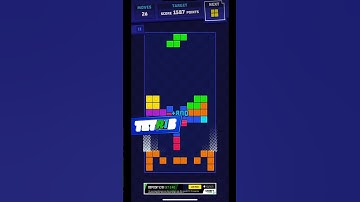 Tetris level 1121 cleared quickly #games #tetris