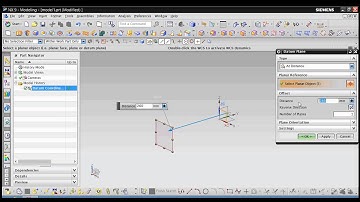 Nx-9 how to creat a datum plane at a distance