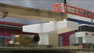 Monorail Model Switching Prototype1 [モノレールのポイントの試作]