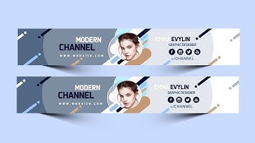 How To Create a YouTube Channel Art Banner - Photoshop Cc Tutorial