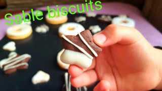 Sable biscuits Recipe /DIY/طريقه عمل بسكويت السابليه أحلى من  المحلات الشهيره