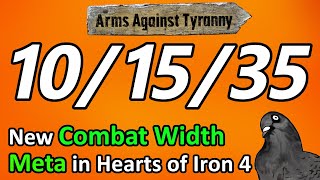 New meta and discussion about combat width in Hearts of Iron 4! screenshot 4