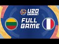 Semi Finals Lithuania V France Full Basketball Game FIBA U20 EuroBasket 2025 Semi Finals Lithuania V France Full Basketball Game FIBA U20 EuroBasket 2025