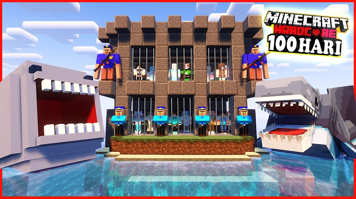 1000 YOUTUBER SURVIVAL HARDCORE PENJARA BAWAH LAUT LEVEL 999 MEGALODON DI MINECRAFT !