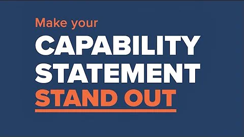 Make Your Capability Statement Stand Out ✨