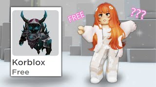 Is korblox gonna be free in 27th july｜TikTok Search