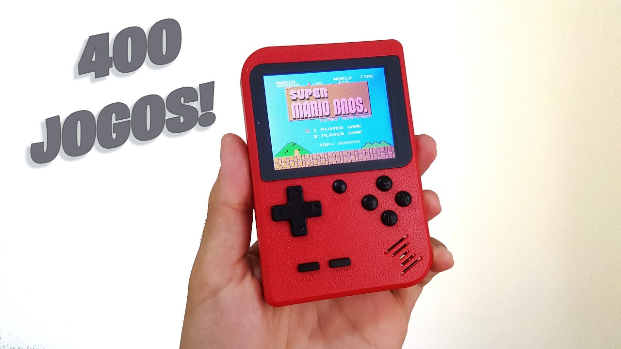 Console de videogame portátil, 400 jogos clássicos FC Tela de 2,8