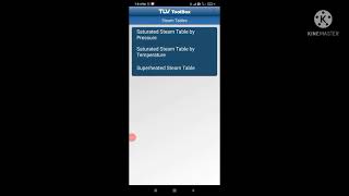 How to check accurate steam table on mobile #boiler #thermax #tlv  #steam screenshot 2