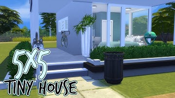 5x5 Tiny House // Sims 4 Speed Build