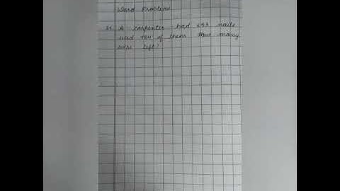 Maths, Class-3, Ch-1, Word problems, Subtraction