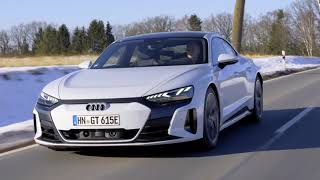 Audi e-tron GT Suzuka Grey Driving Video