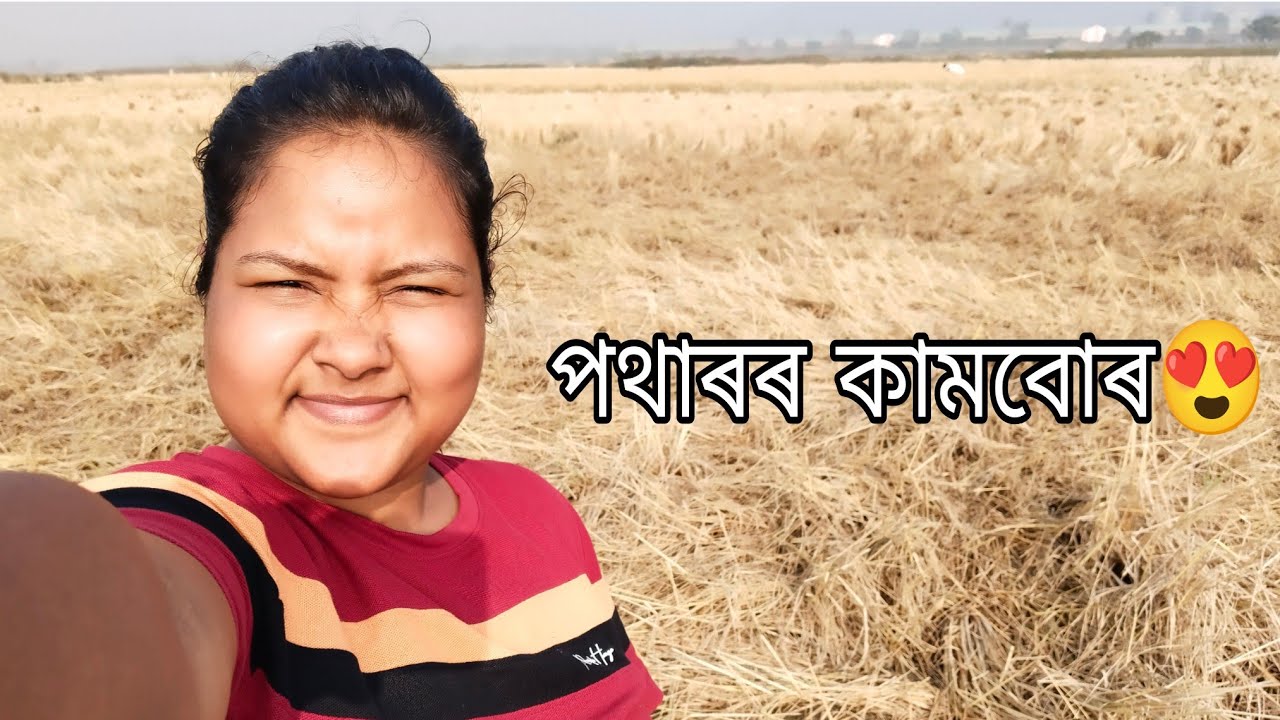 পথাৰৰ কামবোৰ🤗