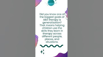 The Power of Generalization in ABA