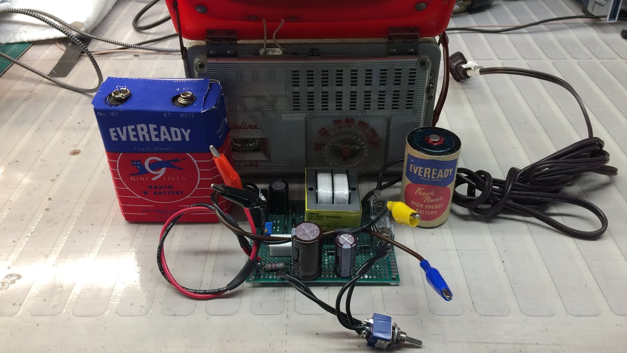 Battery Eliminator - Build a DC Power Supply For Portable Radios Using