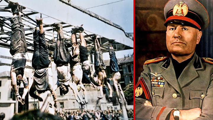 La Brutal Ejecución de Benito Mussolini (DIFÍCIL DE VER)