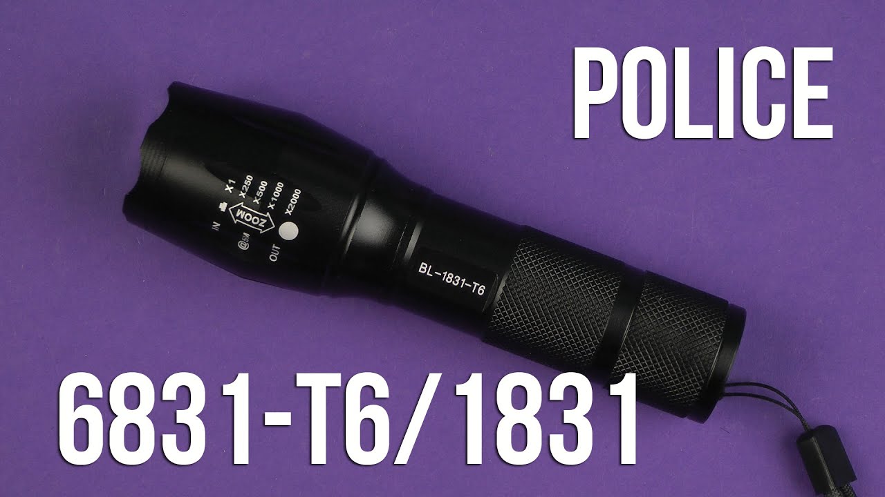 Распаковка Police 6831-T6/1831