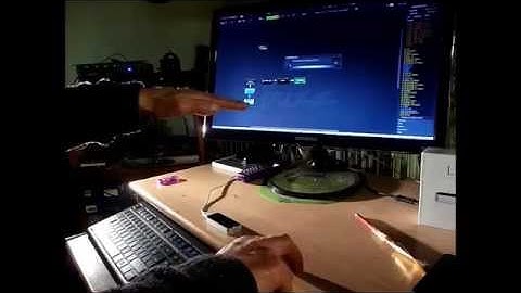 Leap Motion, Peer Trigger, Geco midi & Buzz.