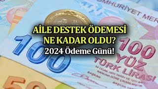 2024 Ai̇le Destek Ödemesi̇ Zam Geldi Mi Ne Kadar Oldu? Aile Destek Programı Ne Zaman Bitecek Hangi T