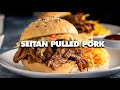 Seitan Recipe for Beginners - How To Make TikTok Seitan Vegan Pulled Pork!