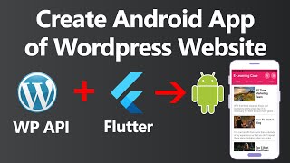 Create Android App of Wordpress Website using WP REST API and Flutter (Hindi) screenshot 1