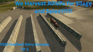 FS25 Oakfield Dairy Dynasty EP 3 Today we Finish the Alfalfa Field to get ready for Silage!!!!