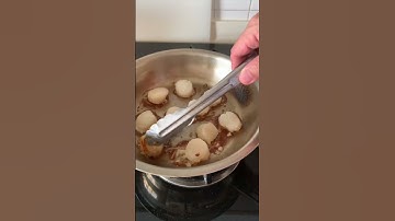 Scallops Spaghetti #shorts #seafood