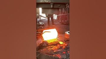 Inside the forging factory From Fire to Form: Workers Shape Hot Steel in Seconds #machine #forging