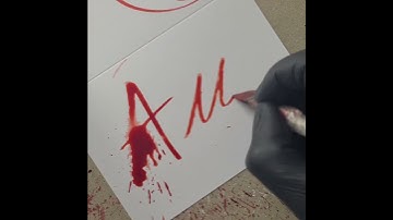 Splatter Calligraphy Name Request no.875