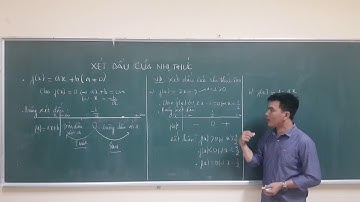 Xét dấu của nhị thức lớp 10 phần 1.