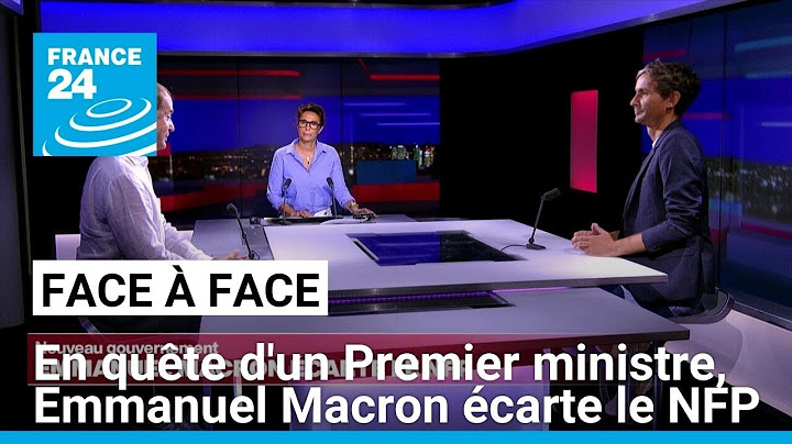 En quête d'un Premier ministre, Emmanuel Macron écarte le NFP • FRANCE 24