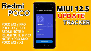 Official MIUI 12.5 Update Tracker | Poco M2/Pro, Poco X3/Pro, Poco X3, M2, C3, Redmi Note 9 Pro/Max