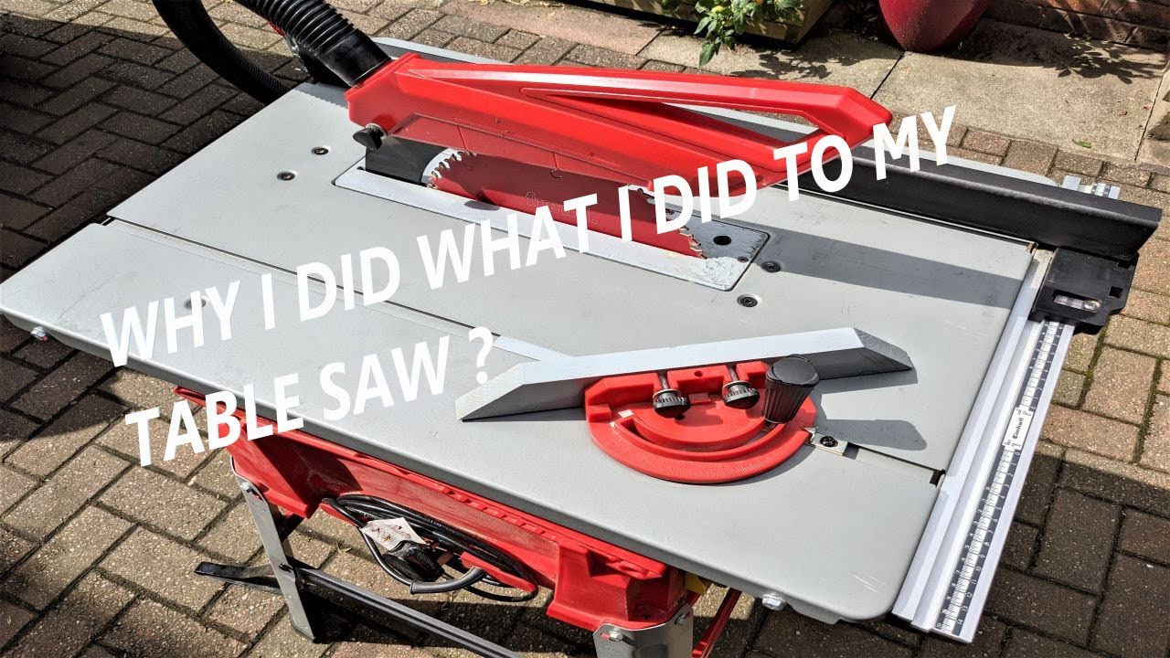 EINHELL 2025 budget table modifications - 3 saw part YouTube