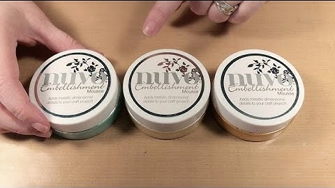 Two Ways to use the Nuvo Embellishment Mousse
